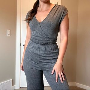 Stretchy Grey Jumpsuit